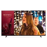 UR640S 系列 - 75 吋 UHD 商用電視顯示器 75UR640S0CD 的正視圖