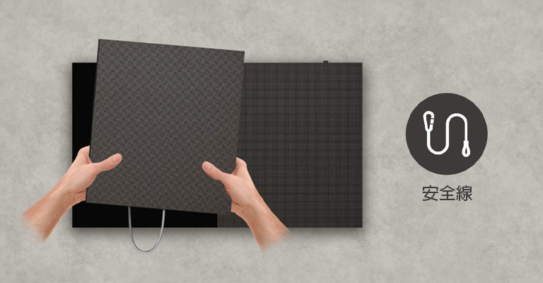 使用防鬆安全線安全地拆下模組。