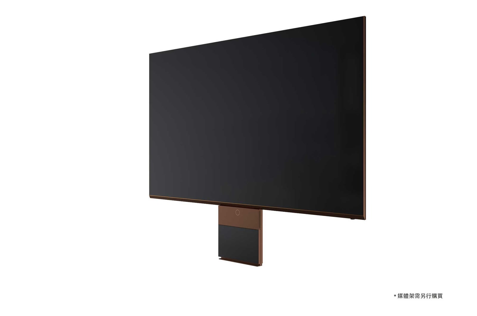 -45度側視圖（*媒體架需另行購買）