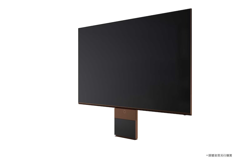 -45度側視圖（*媒體架需另行購買）