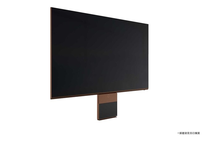 +45度側視圖（*媒體架需另行購買）