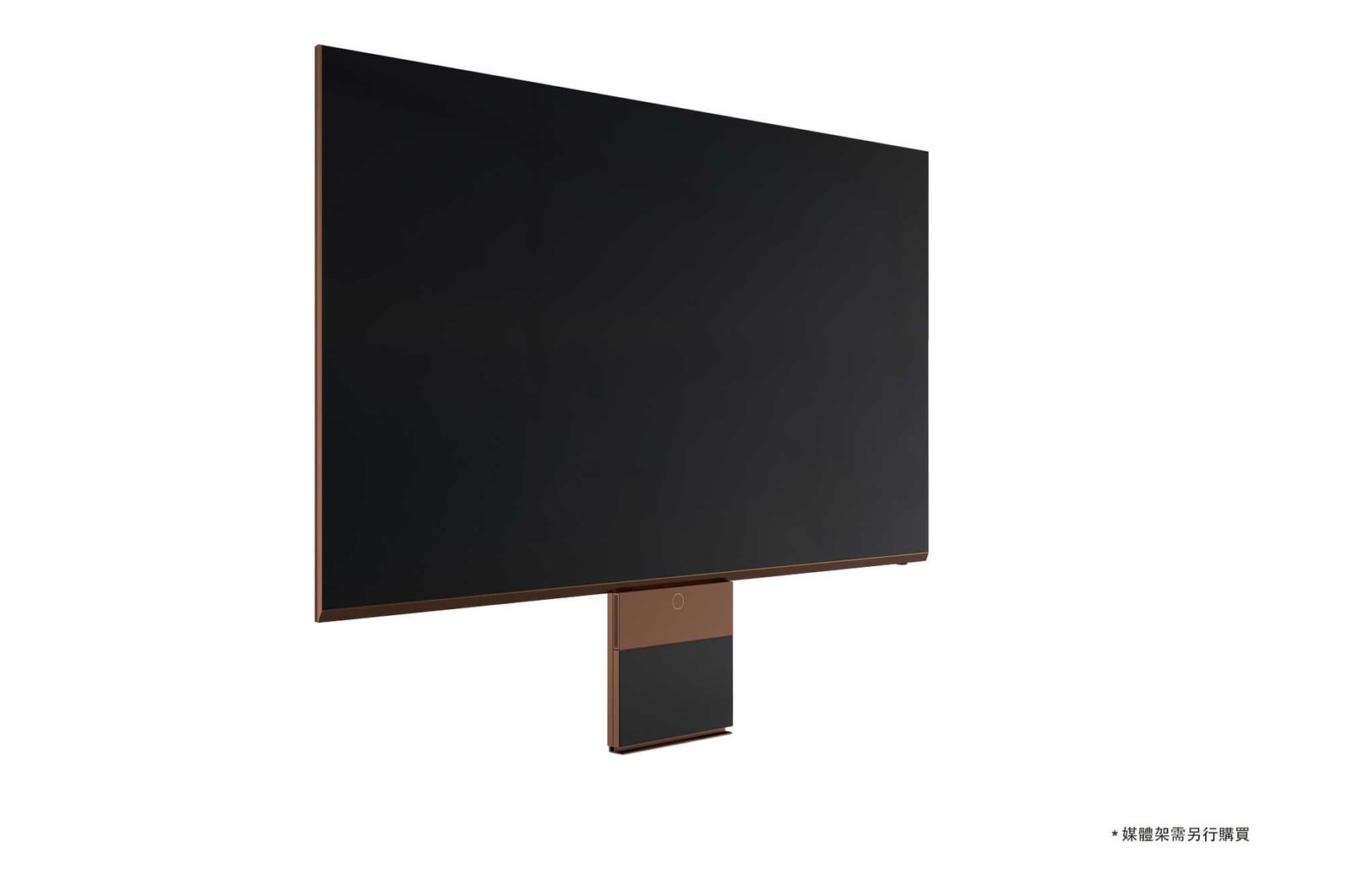 +45度側視圖（*媒體架需另行購買）