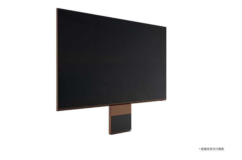 +45度側視圖（*媒體架需另行購買）