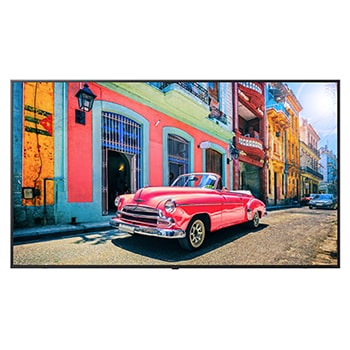 Front view of UK767H 系列 - 75 吋 QNED 智能電視，配備 Pro:Centric 解決方案 75UK767H0CD