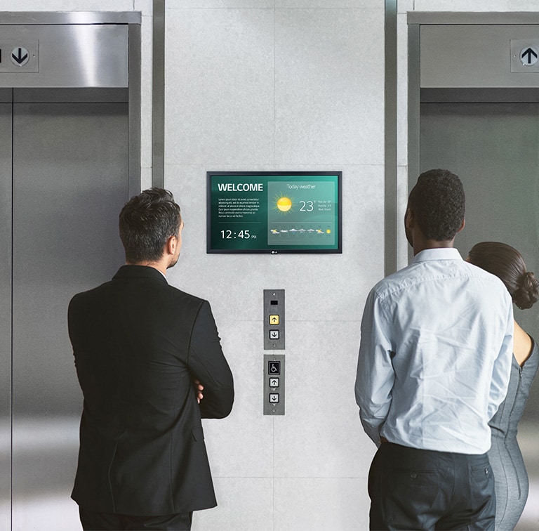 此 22 吋顯示屏擁有更多功能，適用於商用空間