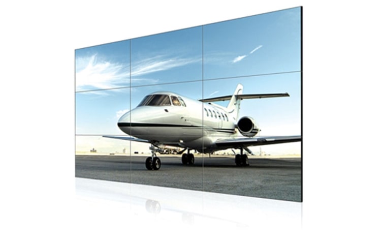 LG 55”超纖薄3.5mm邊框極致顯示屏LV77A, 55LV77A