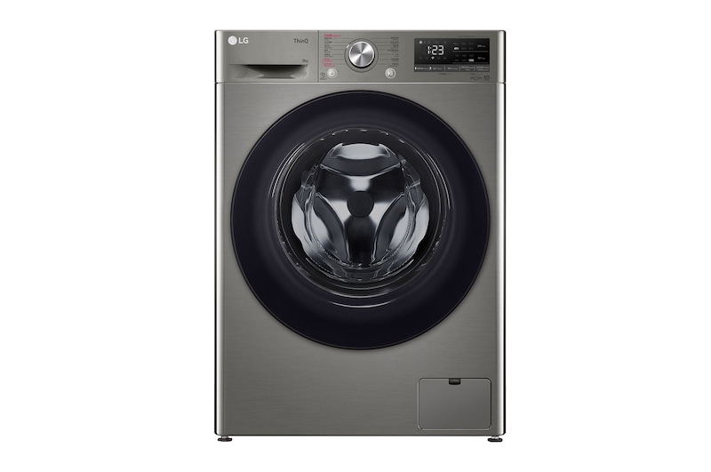 Front view of LG Vivace 9公斤 1200 轉 人工智能洗衣機 FV5SE90V2