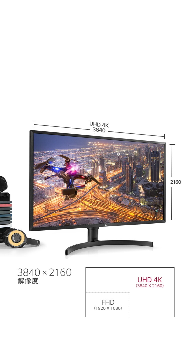 良好 LG 32UN550-W UHD Monitor 4K 31.5インチ 2022年製 液晶 モニター