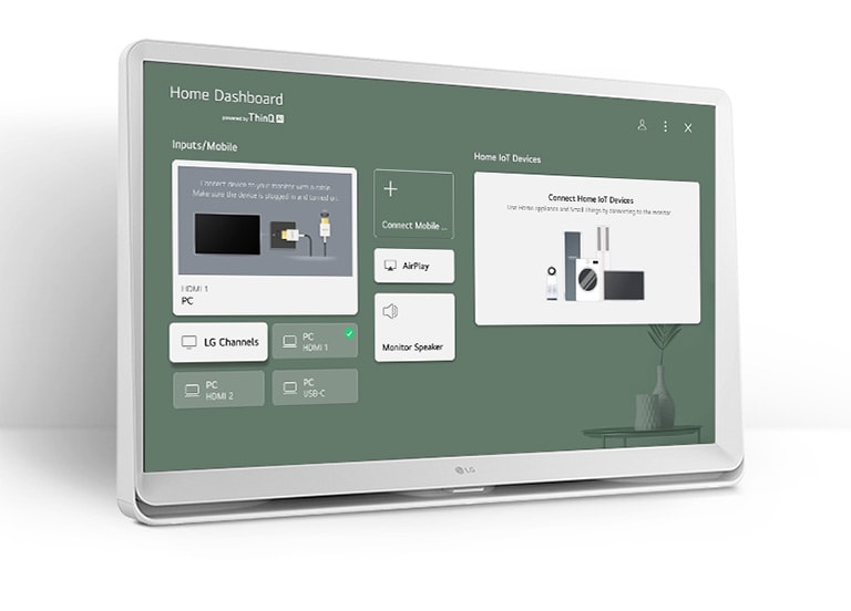 掌控 ThinQ Home 信息中心,輕鬆掌控智能家電。
