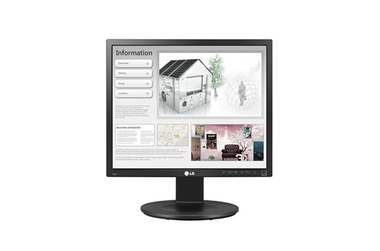 LG 顯示器 19MB35D-I 19MB35D-I 的正視圖