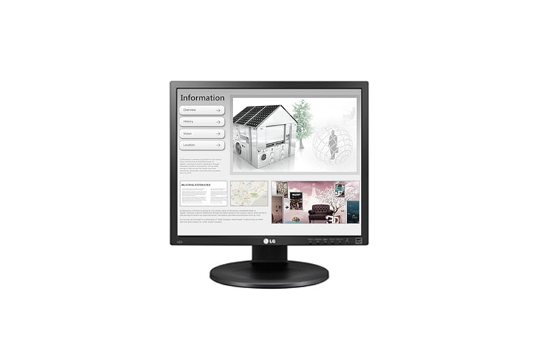 LG 顯示器 19MB35PM-I 19MB35PM-I 的正視圖