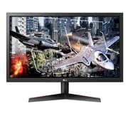 24 吋 UltraGear™全高清  1毫秒 遊戲顯示器 24GL600F-B 的正視圖