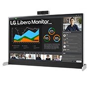 LG 27 吋 QHD Libero 顯示器，設有可拆式全高清網絡攝影機, 27BQ70QC-S
