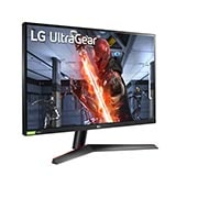 LG 27 吋 UltraGear™ 超高清 IPS 1毫秒（GtG）遊戲顯示器, G-Sync®Compatible, 27GN800-B