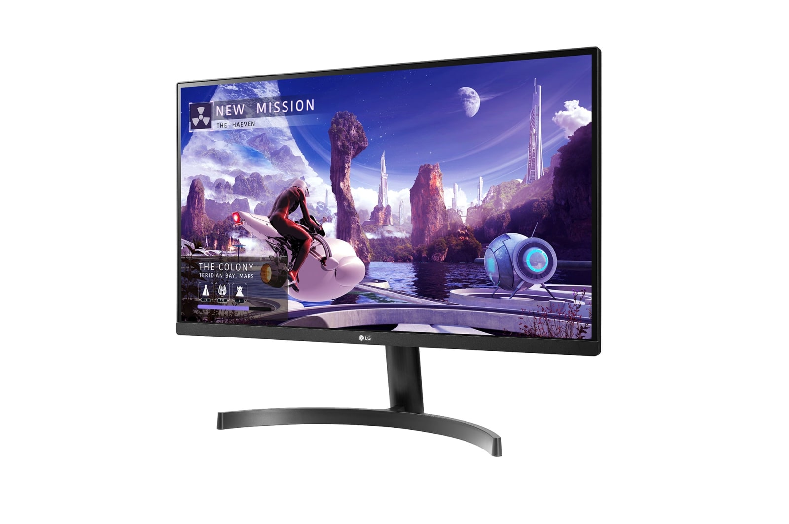 LG 27 吋 QHD IPS 顯示器, 兼容 AMD FreeSync™ , 27QN600-B