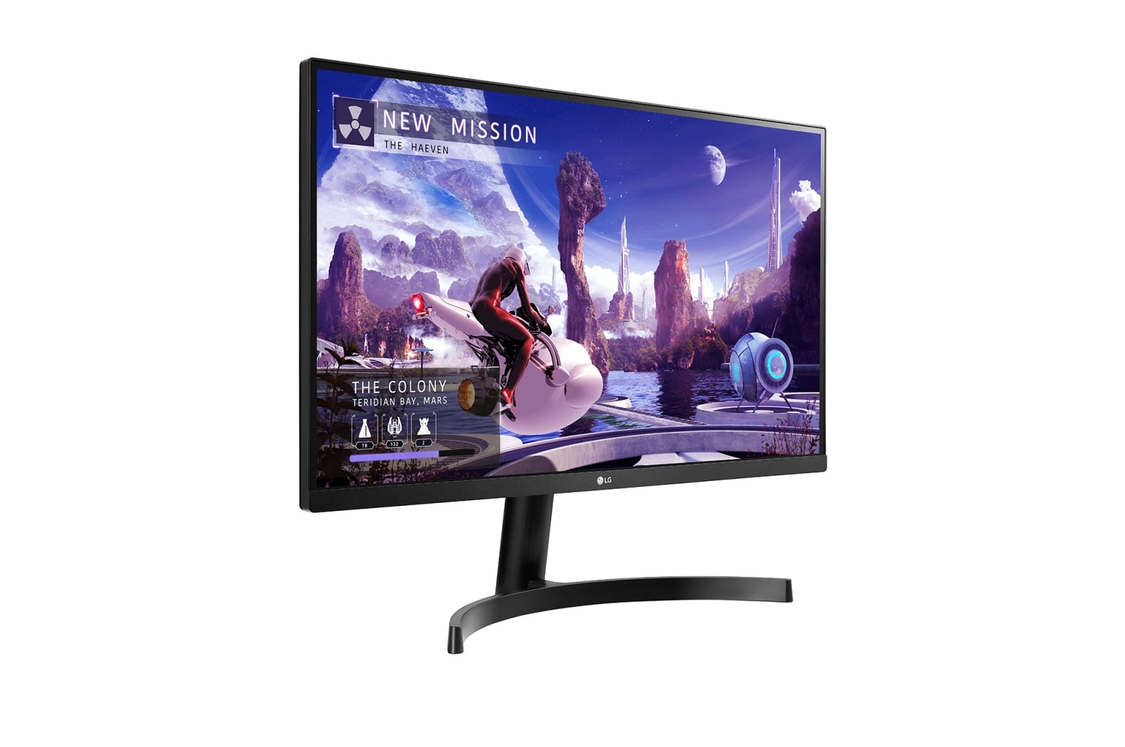 LG 27 吋 QHD IPS 顯示器, 兼容 AMD FreeSync™ , 27QN600-B