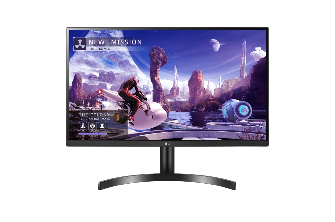 LG 27 吋 QHD IPS 顯示器, 兼容 AMD FreeSync™ , 27QN600-B