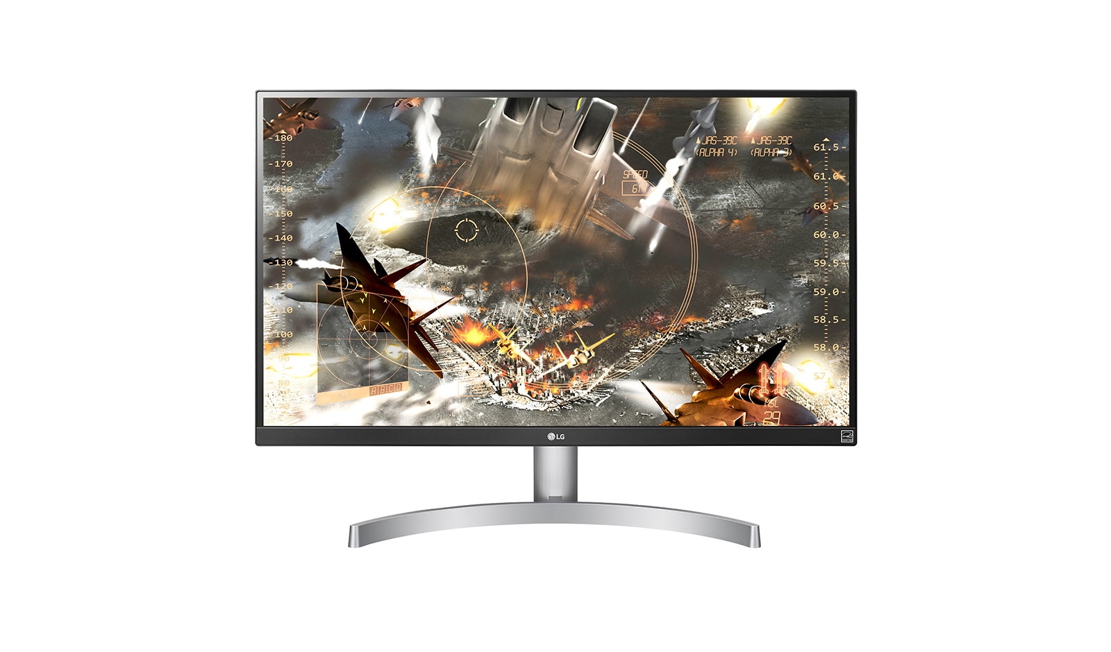 27 吋 UltraFine™ 4K 超高清顯示器 27UK600 的正視圖