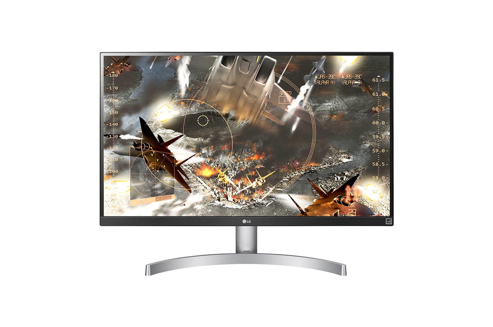 27 吋 UltraFine™ 4K 超高清顯示器 27UL600 的正視圖