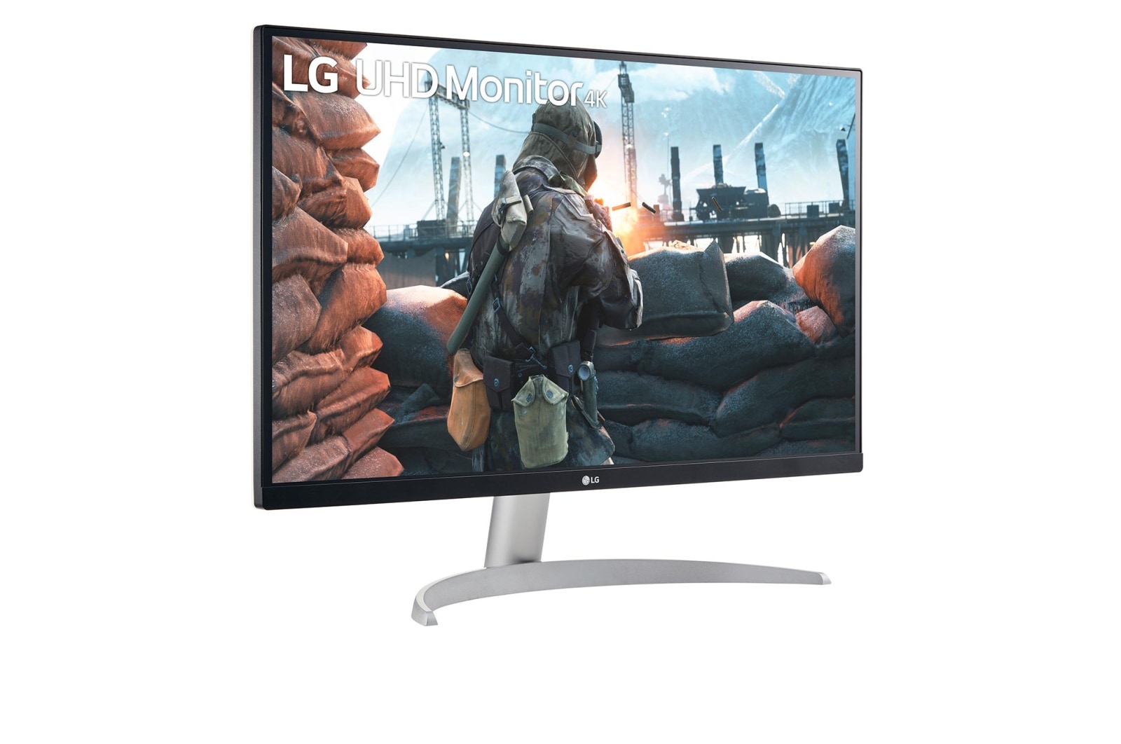 LG 27 吋 UltraFine™ 4K 超高清顯示器，配備 VESA DisplayHDR™ 400, 27UP600-W