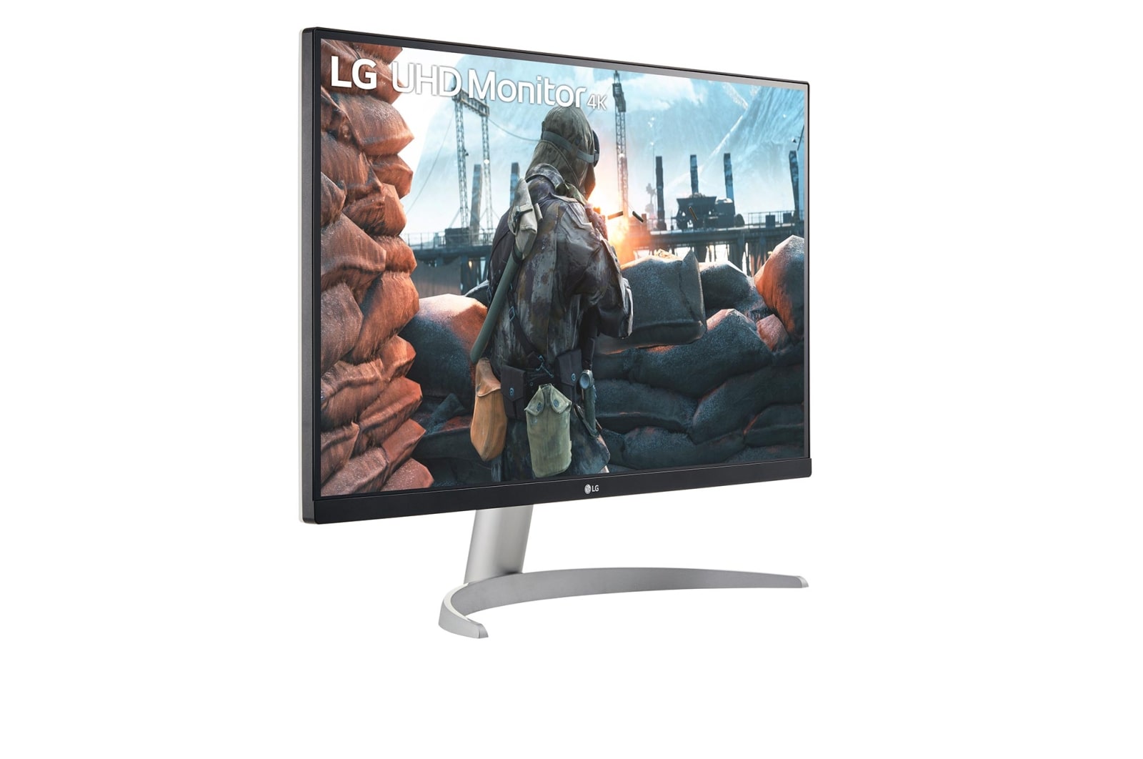 LG 27 吋 UltraFine™ 4K 超高清顯示器，配備 VESA DisplayHDR™ 400, 27UP600-W