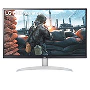 27 吋 UltraFine™ 4K 超高清顯示器&#xff0c;配備 VESA DisplayHDR™ 400 27UP600-W 的正視圖