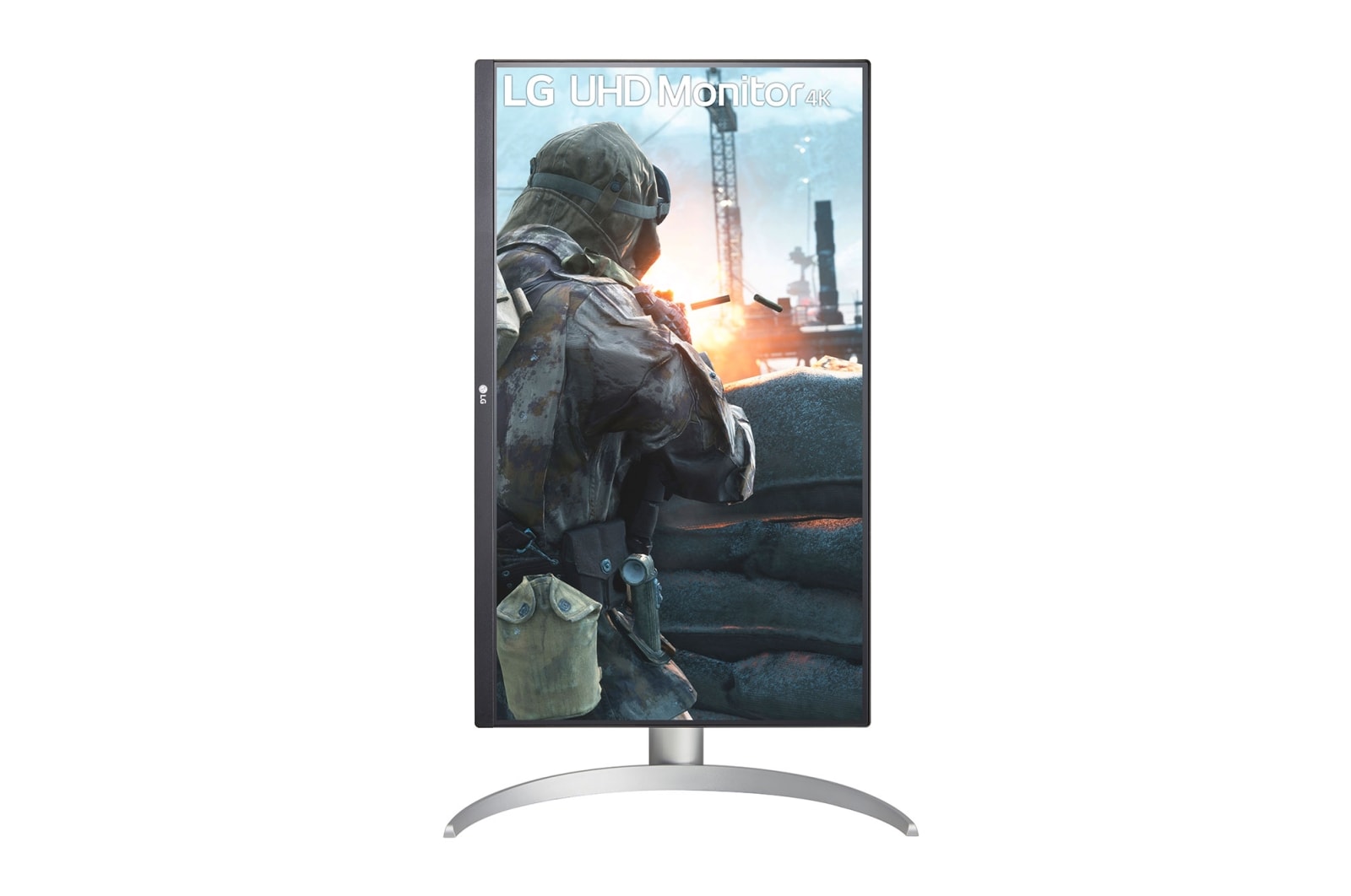 LG 27 吋 UltraFine™ 4K 超高清顯示器，配備 VESA DisplayHDR™ 400, 27UP650-W