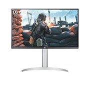 LG 27 吋 UltraFine™ 4K 超高清顯示器，配備 VESA DisplayHDR™ 400, 27UP650-W