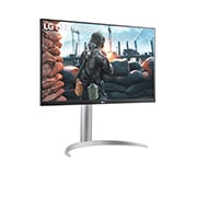 LG 27 吋 UltraFine™ 4K 超高清顯示器，配備 VESA DisplayHDR™ 400, 27UP650-W