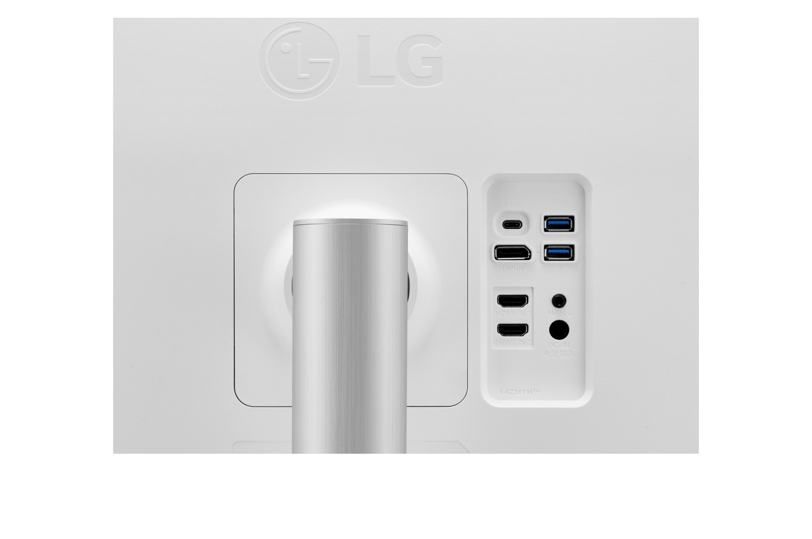 LG 27 吋 UltraFine™ 4K 超高清顯示器，配備 VESA DisplayHDR™ 400, 27UP850-W