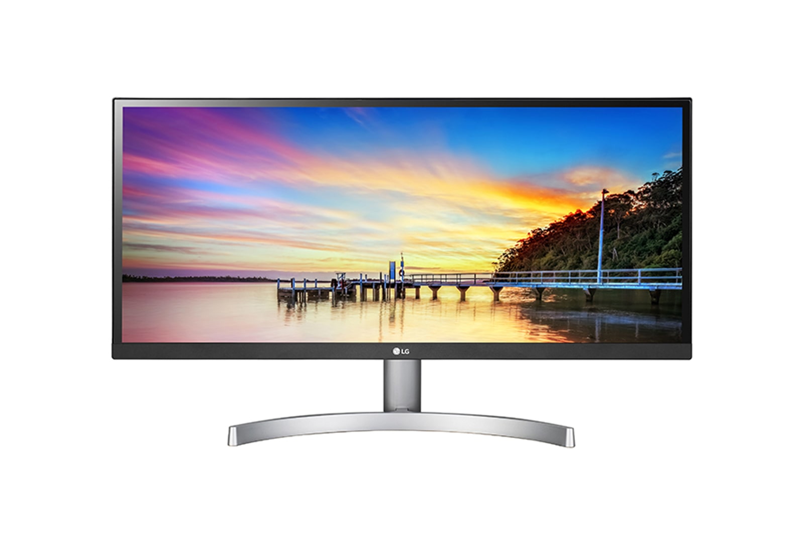 29 吋 21:9 UltraWide™ 顯示器 29WK600 的正視圖