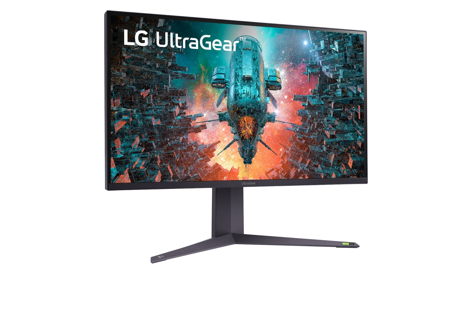 LG 32 吋 UltraGear™ 4K Nano IPS 1 毫秒 (GtG) 遊戲顯示器，配備 VESA DisplayHDR™ 1000，支援 144Hz / 160Hz(超頻) 及 HDMI 2.1, 32GQ950-B