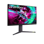 LG 32 吋 UltraGear™ UHD 遊戲顯示器，<br>支援 144Hz, 32GR93U-B