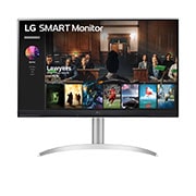 LG 32 吋 4K 超高清智能顯示器，配備 webOS, 32SQ730S-W