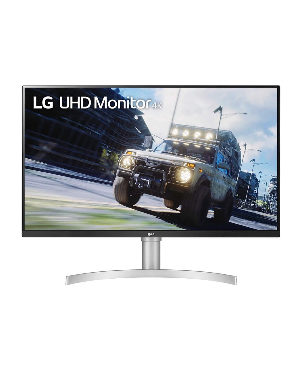 LG 32UN500-W 31.5インチ 4Kモニター（美品・VESA使用のみ） 31.5