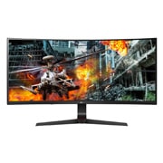 34 吋 21&#xff1a;9 UltraWide™ 全高清 1毫秒 遊戲顯示器, 支援 144Hz 34GL750-B 的正視圖