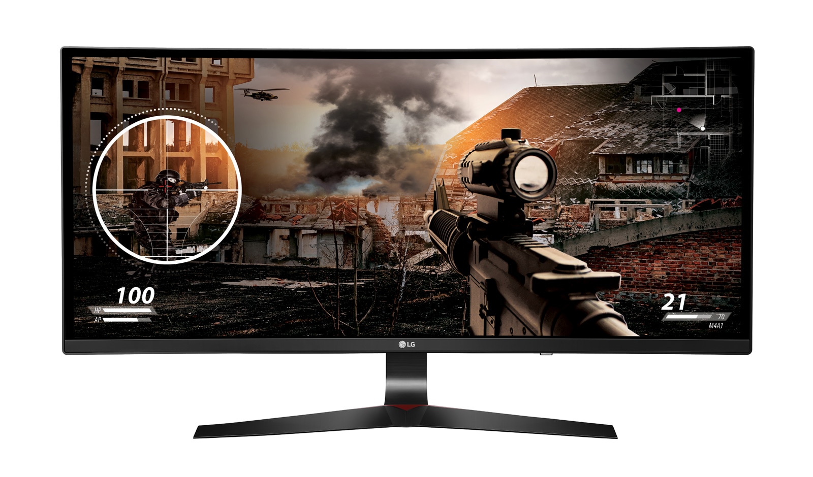 34 吋 21:9 UltraWide™ 弧形遊戲顯示顯示器