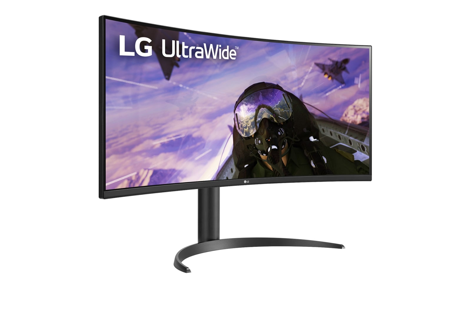 LG 34 吋 21:9 UltraWide™ QHD 弧形顯示器, 34WP65C-B