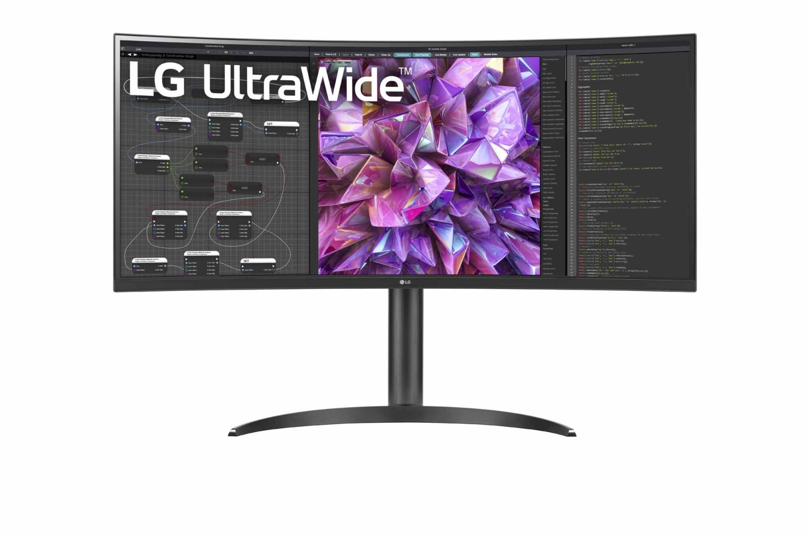 LG 34 吋 21:9 UltraWide™ QHD 弧形顯示器, 34WQ75C-B