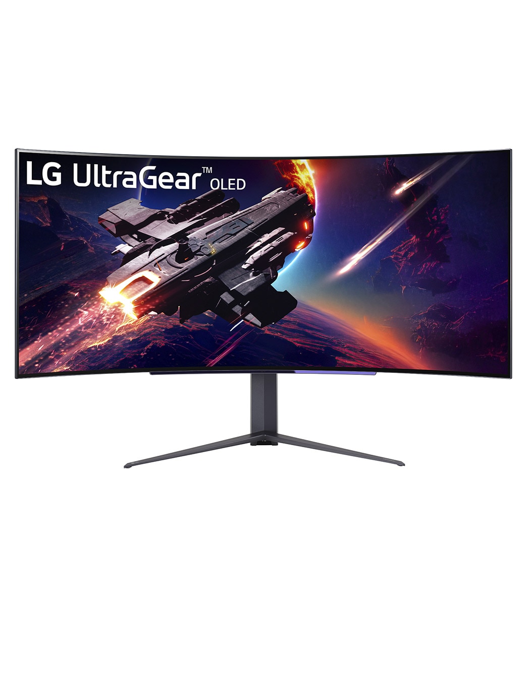 LG UltraGear 45GR95QE-B　有機el 240hz UltraGear™ 45 inch OLED 240Hz Curved Gaming Monitor