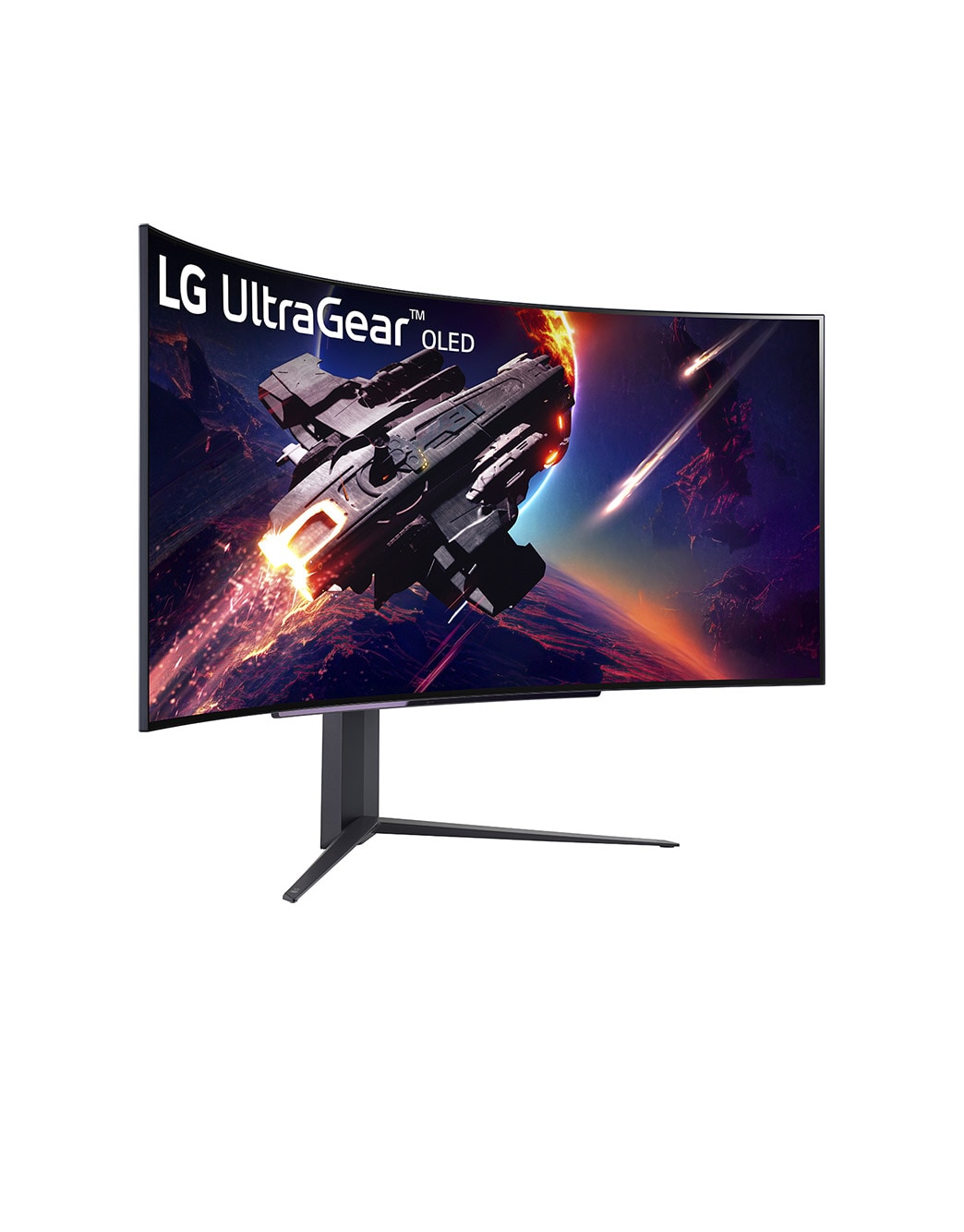 LG OLED 44.5インチ 240Hz対応ウルトラワイドモニター 45 吋UltraGear™ 21:9 WQHD OLED 弧形遊戲顯示器，支援240Hz