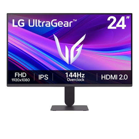 24 吋UltraGear™ 全高清IPS 遊戲顯示器| 支援144Hz (超頻)、兼容NVIDIA