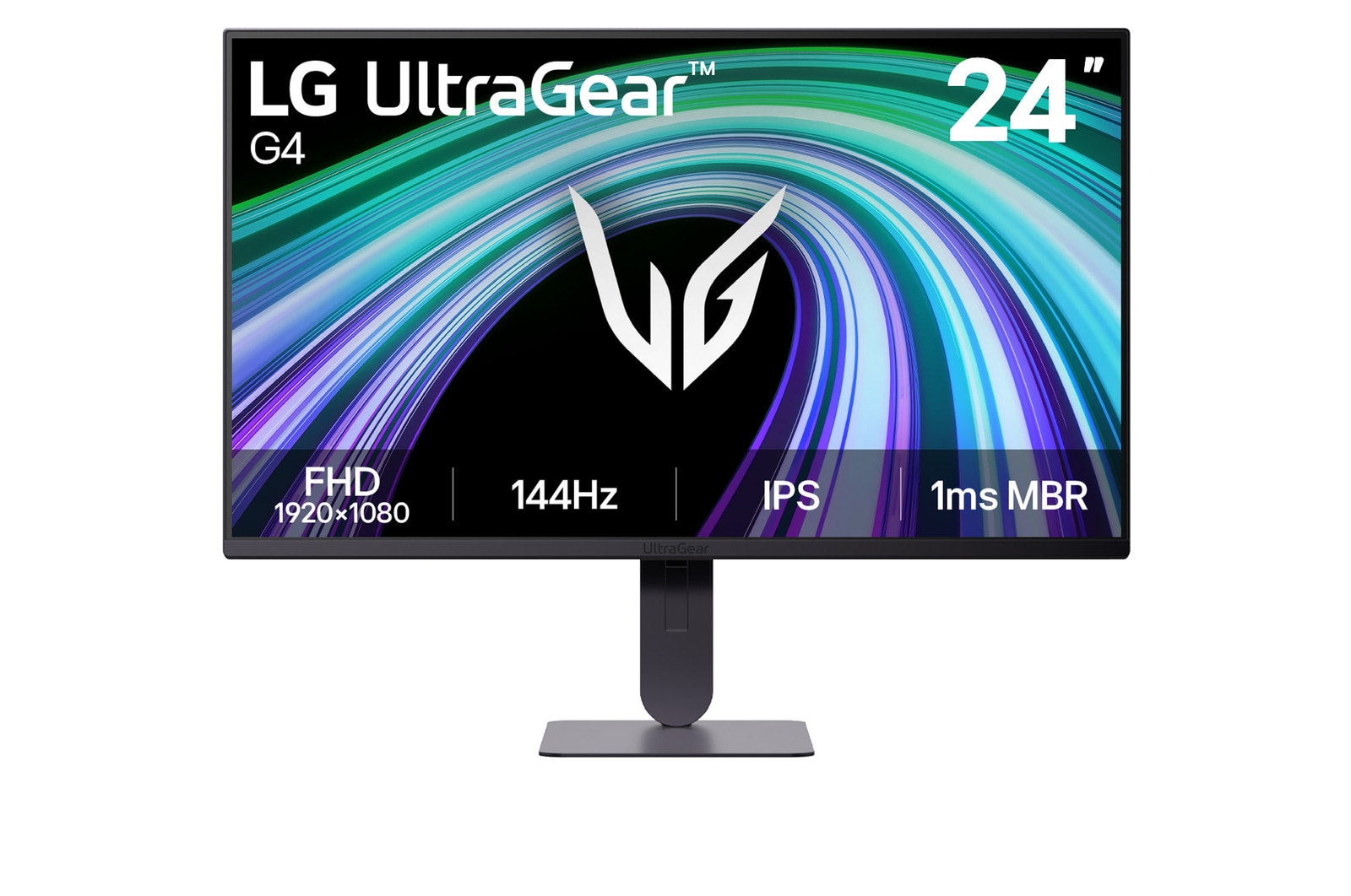 Front view of 24 吋 UltraGear™ 全高清遊戲顯示器 | 支援 144Hz 24G414B-B