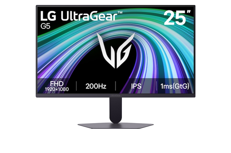 Front view of 25 吋 UltraGear™ 全高清遊戲顯示器 | 支援 200Hz 25G523B-B