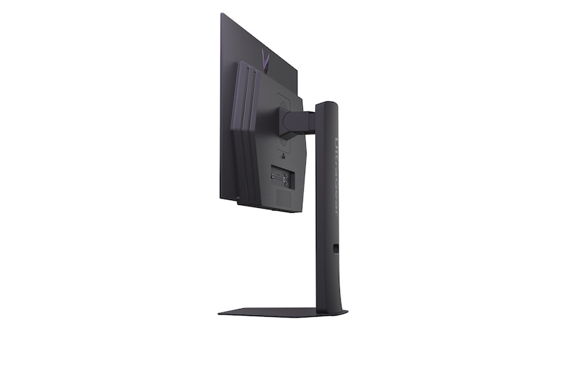 傾斜的 27GX700A 顯示器 +15 度側視圖
