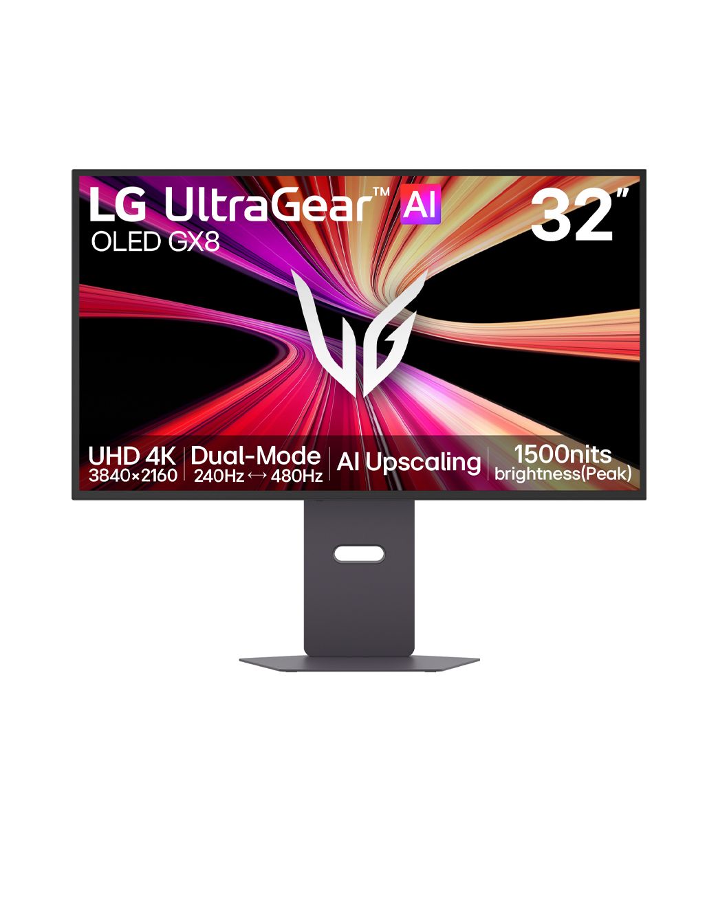 32 吋UltraGear 4K OLED 遊戲顯示器| 全球採用AI Upscaling 技術的32