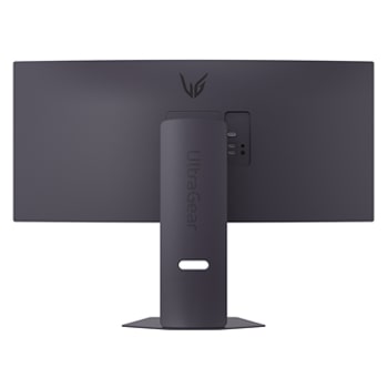 燈光關閉時的 34G600A-B 後視圖