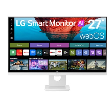 27 吋4K 超高清IPS 智能顯示器，支援webOS 串流- 27U731SB-W.AHK | LG 香港