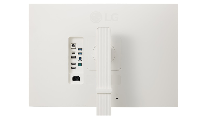 38WR85QC UltraWide™ 弧形顯示器連接埠的近視圖