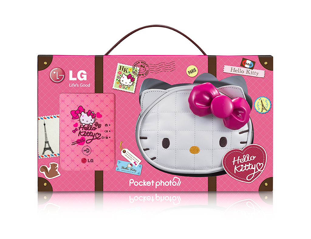 LG Hello Kitty 別注版流 動相片打印機, PD239SP